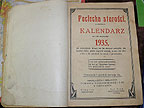 Najstarszy kalendarz z 1935r.